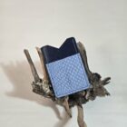 Porte-cartes Thalassa en cuir pleine fleur tannage végétal avec insert en cuir marin français