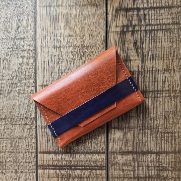 Porte-cartes Pochette Aoki — Cuir pleine fleur tannage végétal